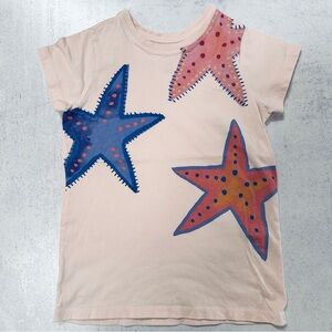 Tea Collection Girls’ Starfish Tee - Sz 8